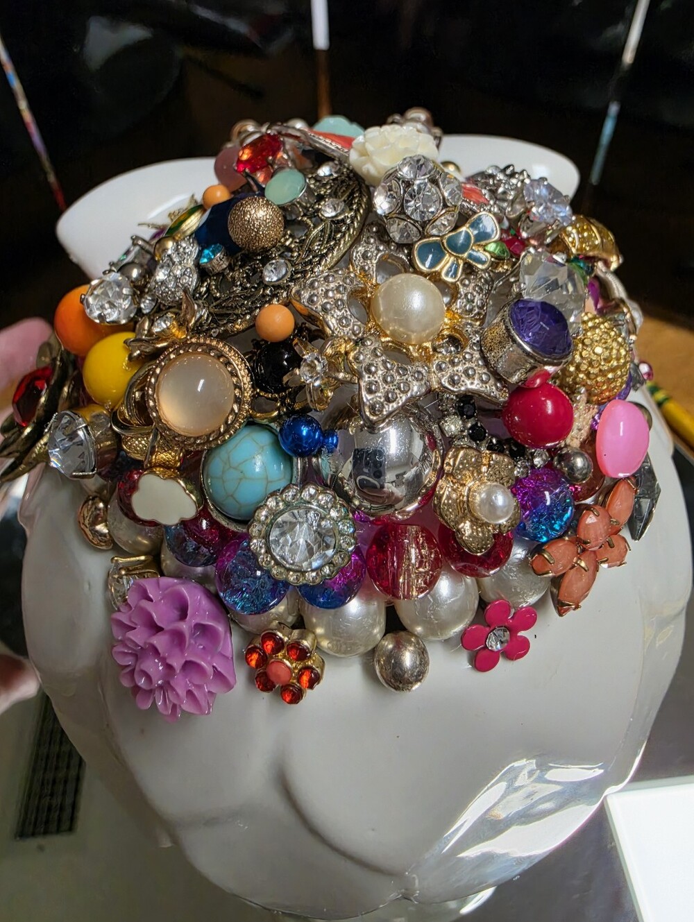 Hand Crafted Jewelry Owl Home Decor - Picture 5 of 7